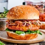 air fryer frozen burgers.