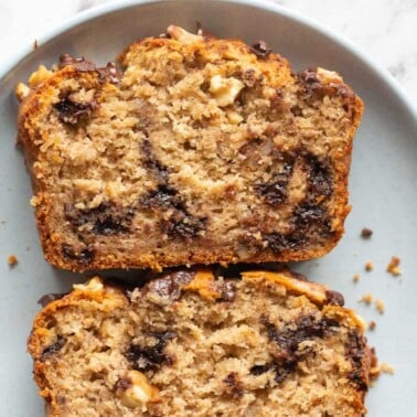 chocolate chip banana bread recipe.