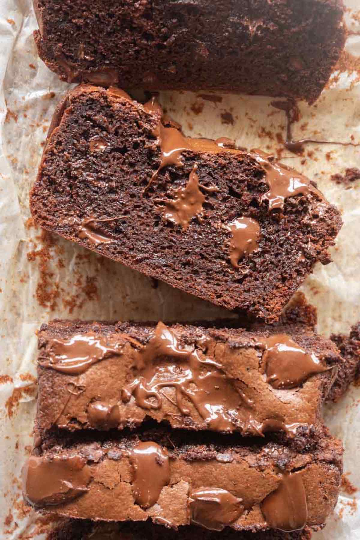 healthy chocolate zucchini bread.
