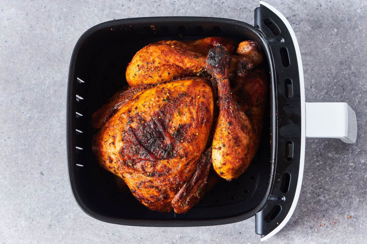 air fried whole chicken.