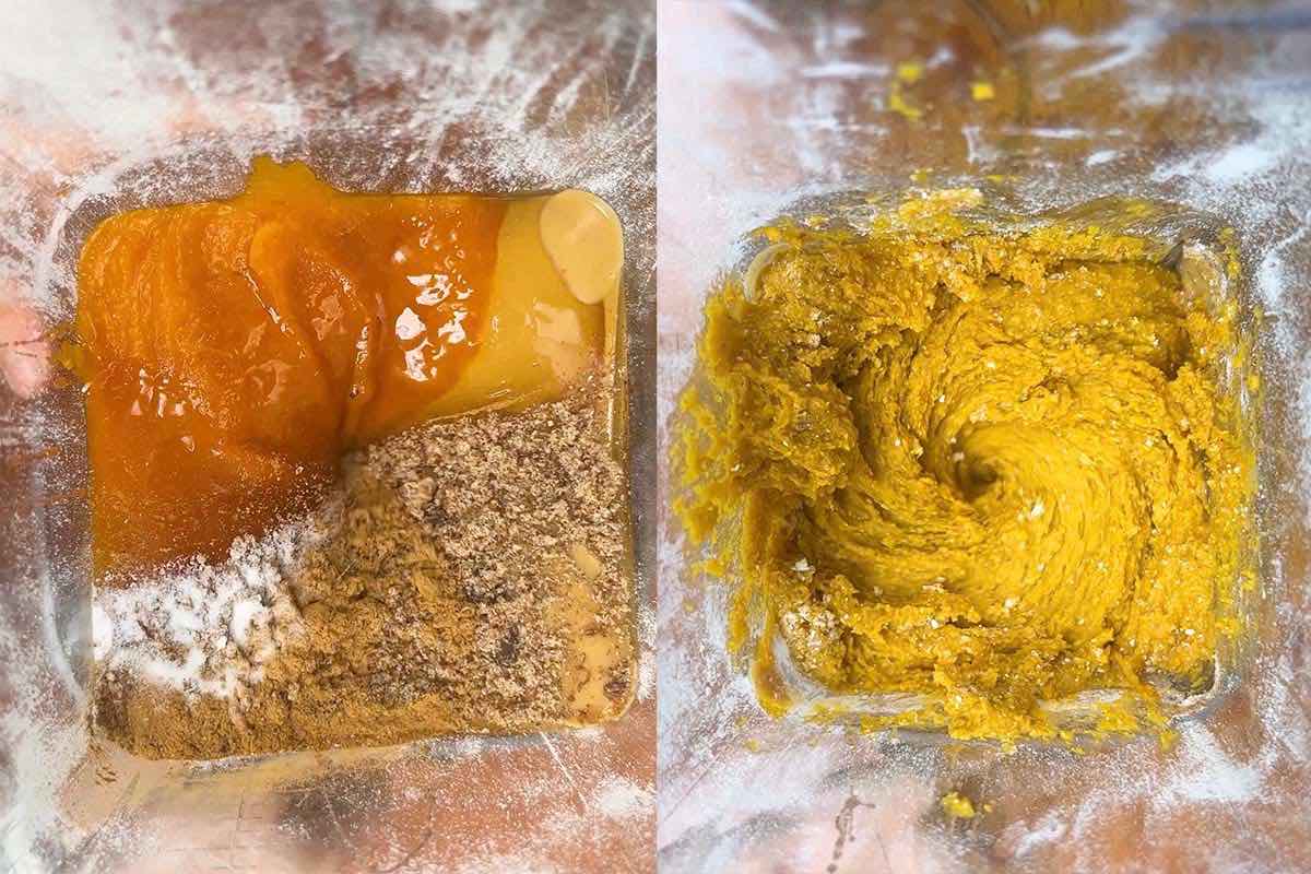 blended mixture.