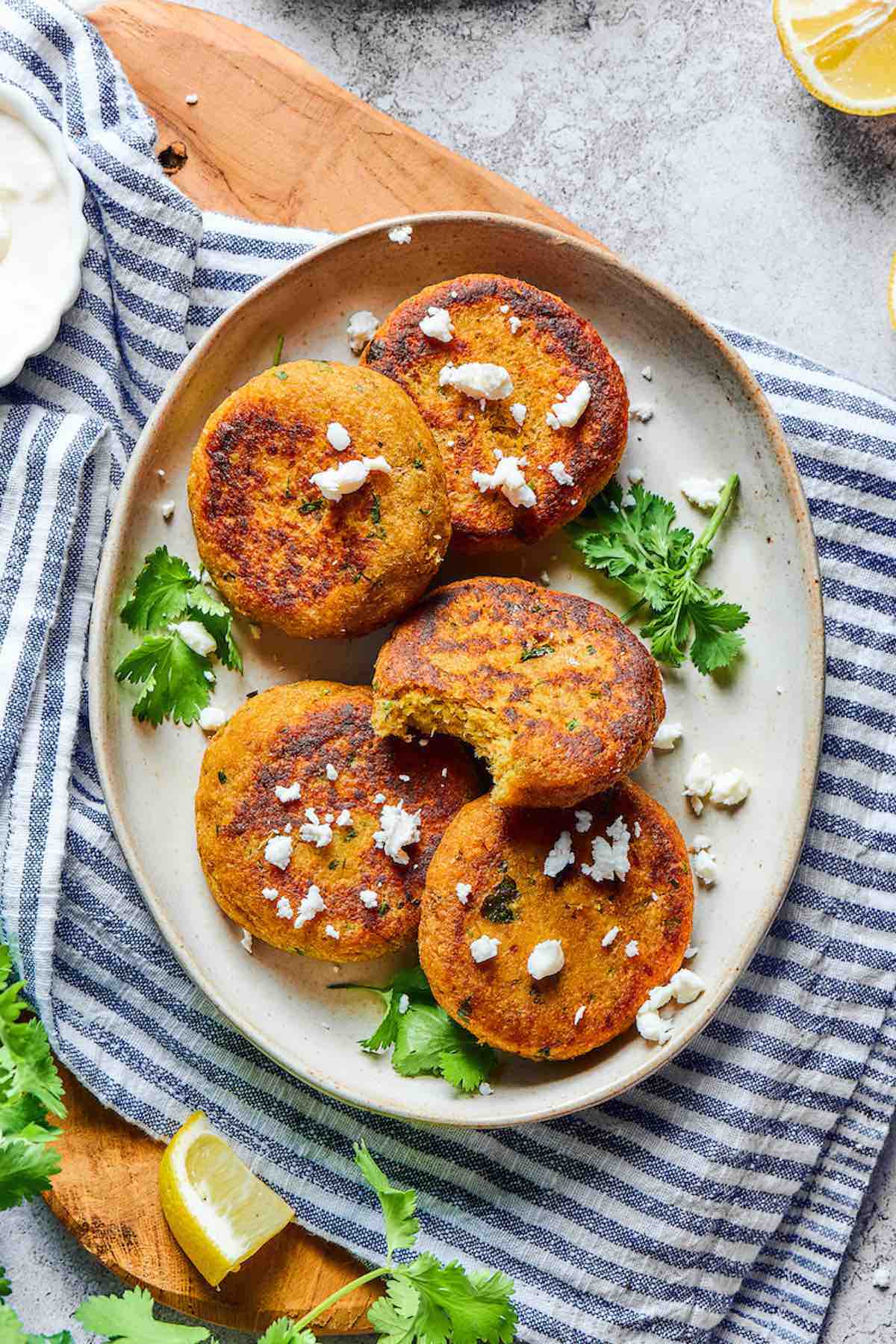 tuna cakes.