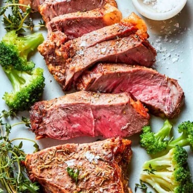 air fryer frozen steak recipe.