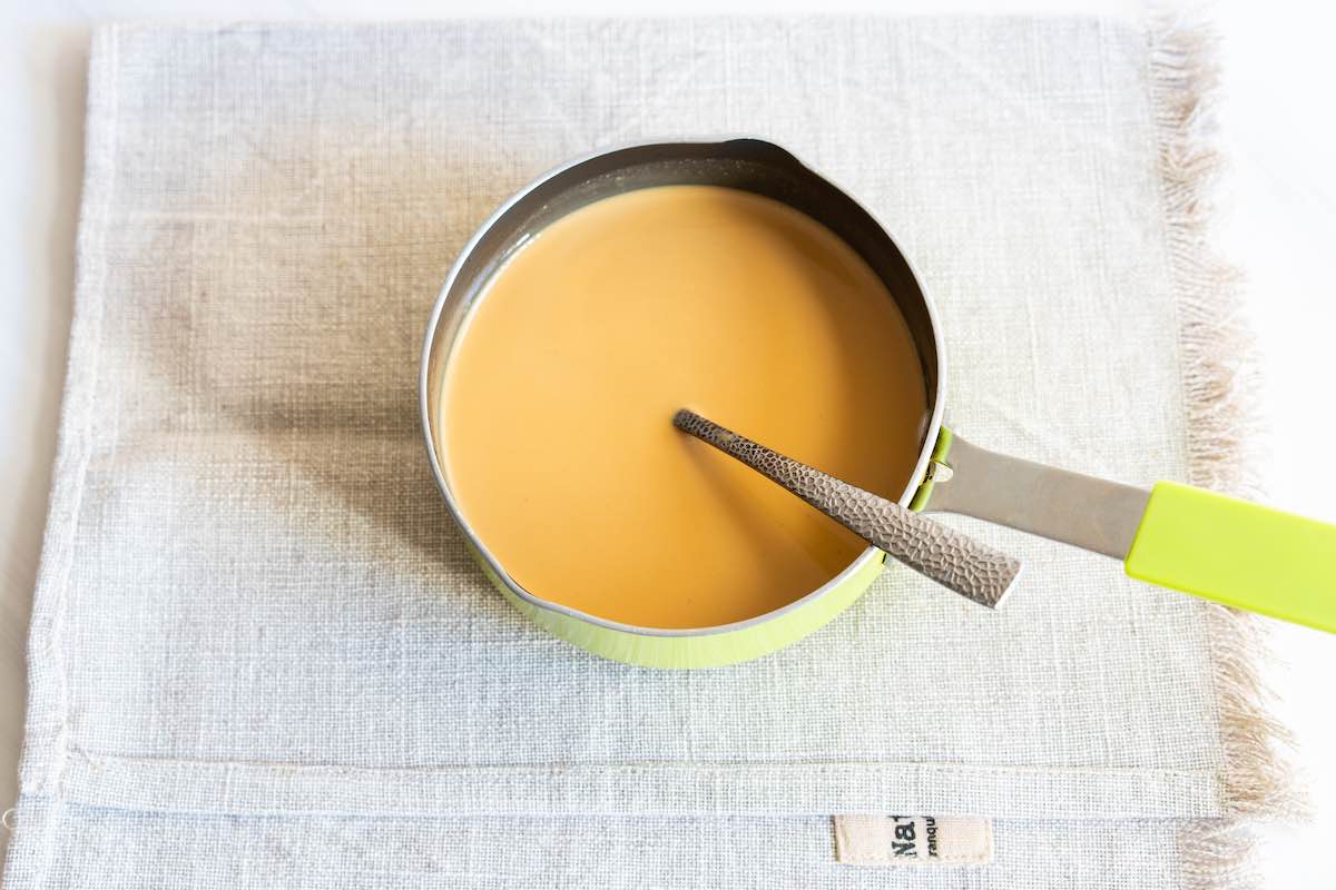 homemade caramel.