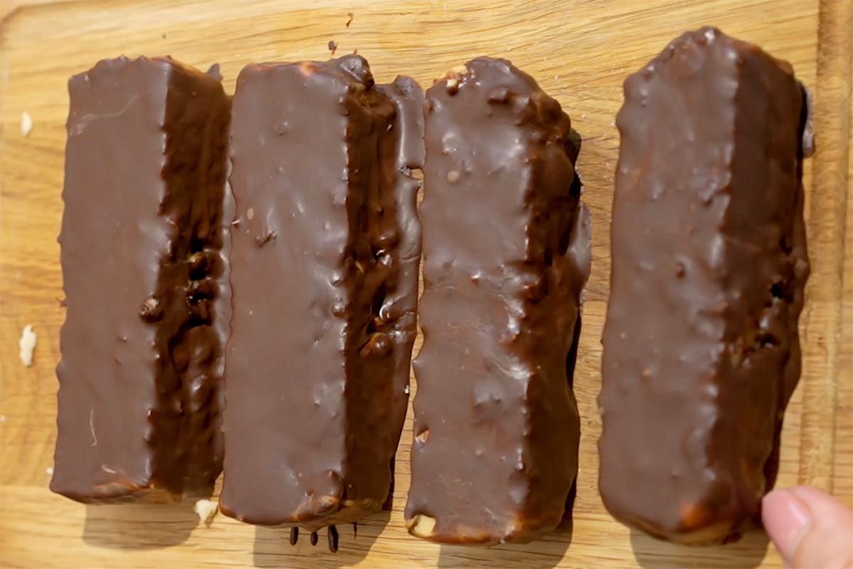 chocolate covered snickers.