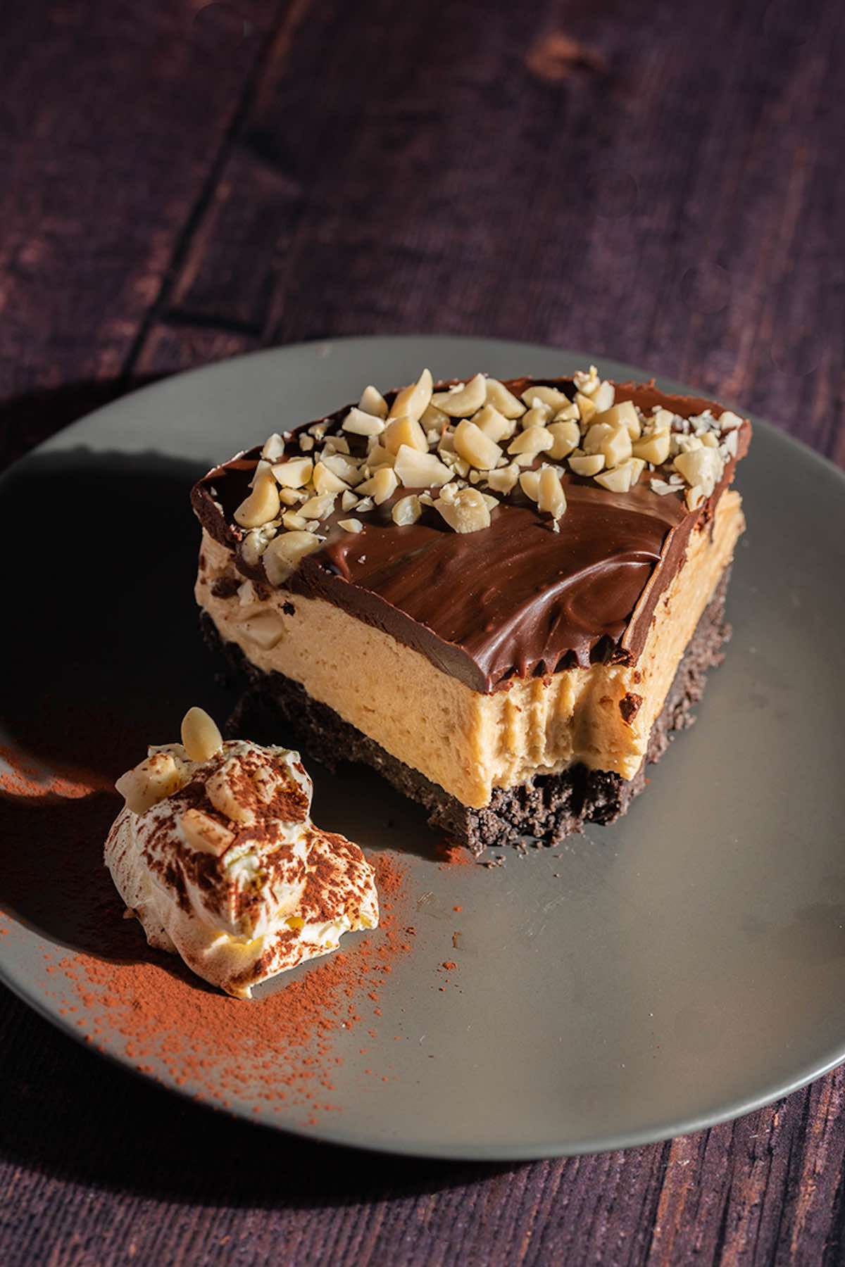 no bake peanut butter pie.
