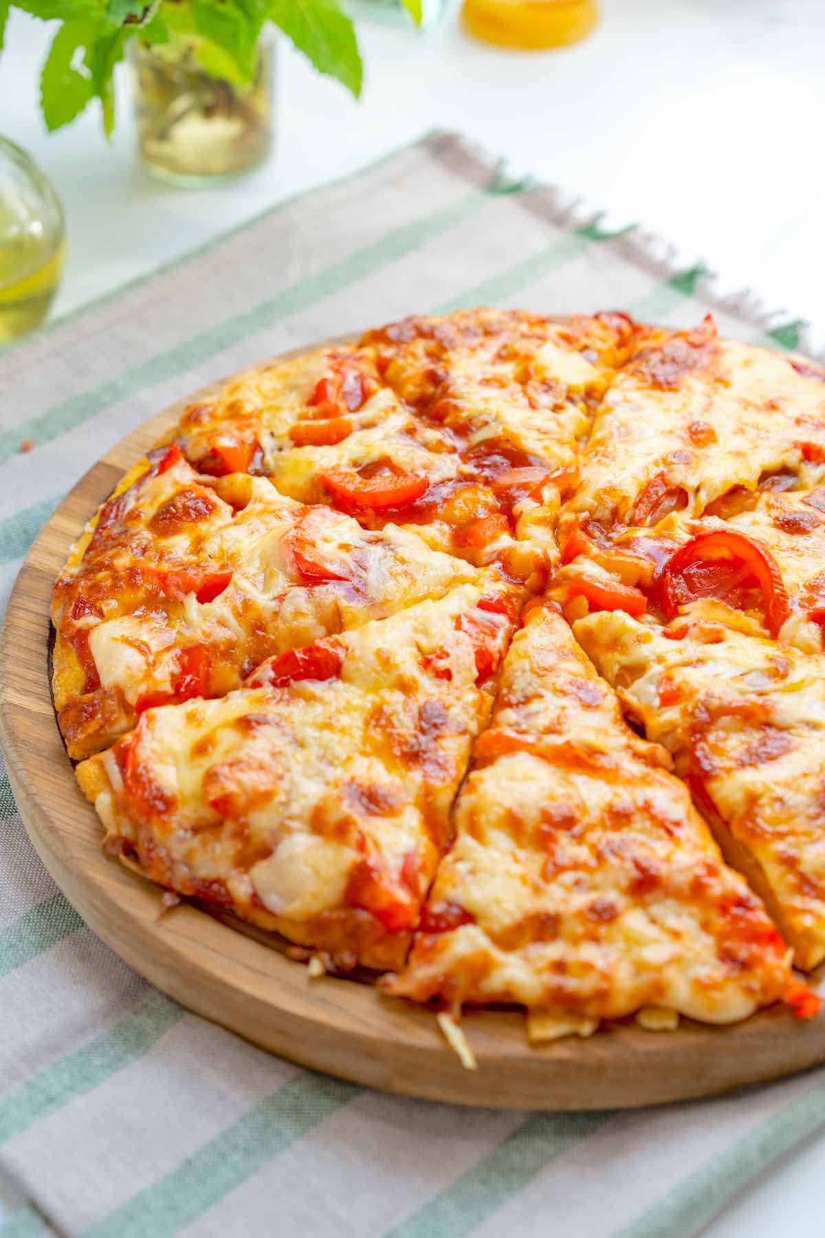 sweet potato crust pizza.