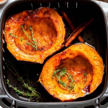 air fryer acorn squash recipe.