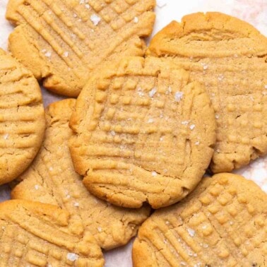 healthy peanut butter cookies recipe.