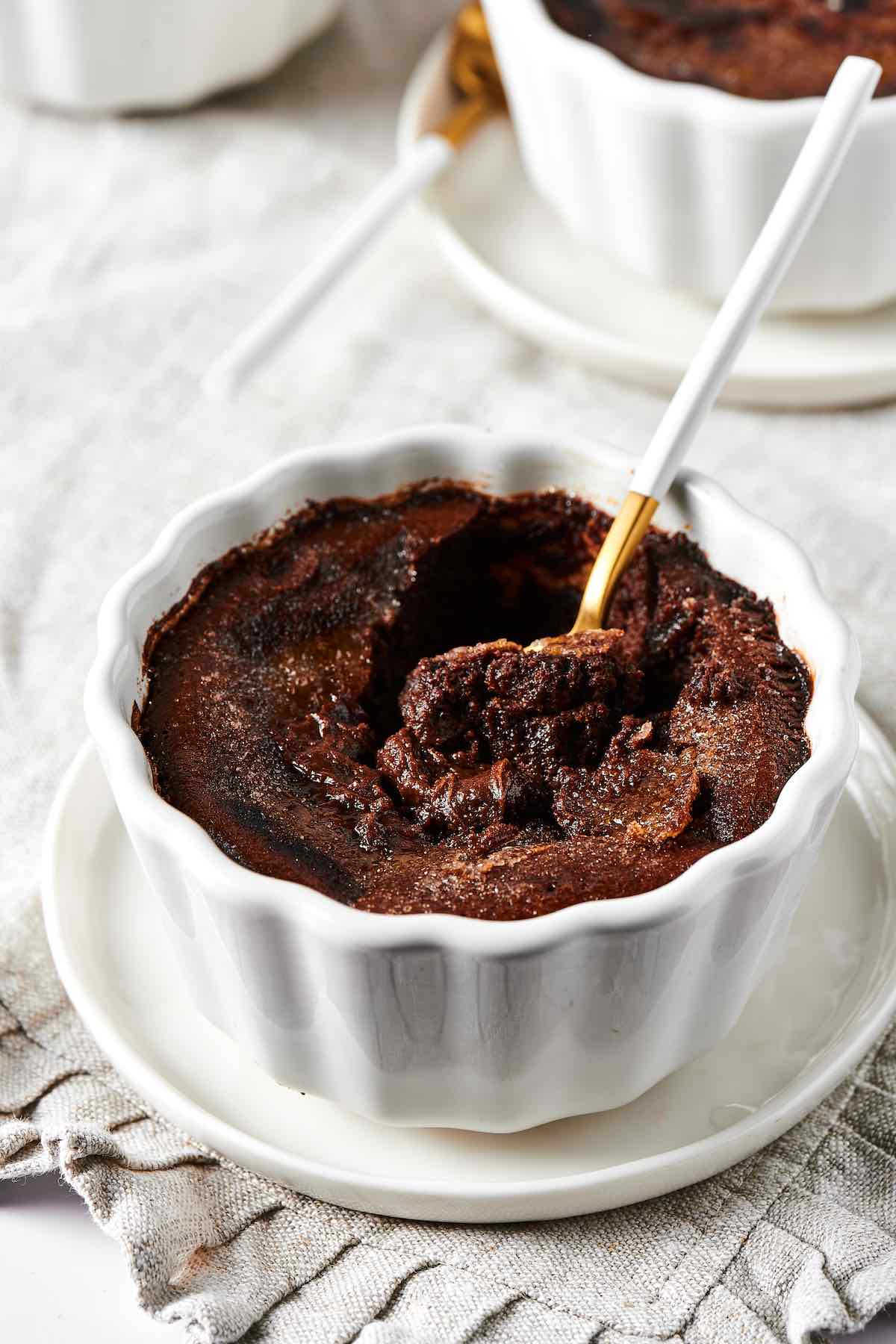 chocolate creme brulee.