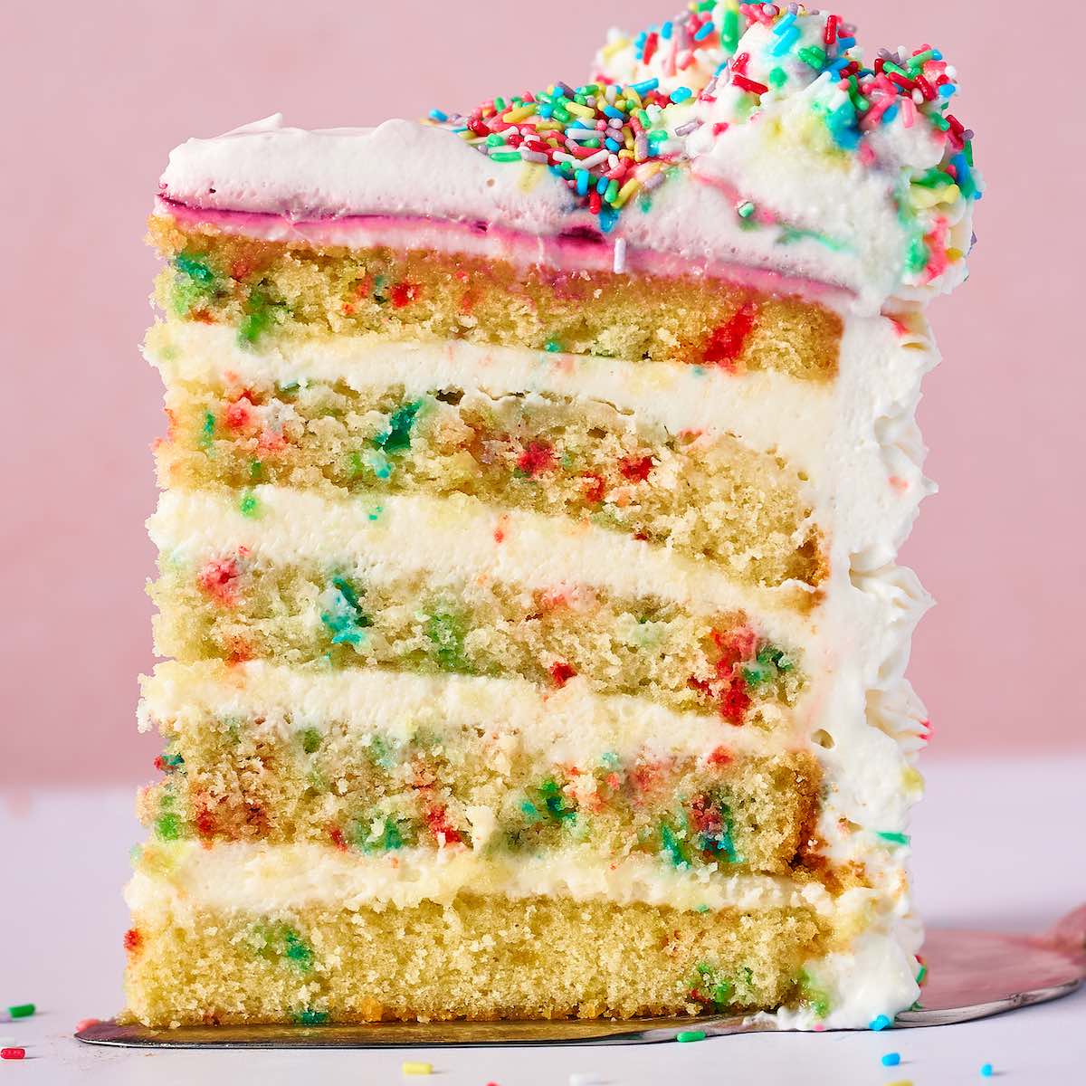 Eggless Funfetti Cake Recipe