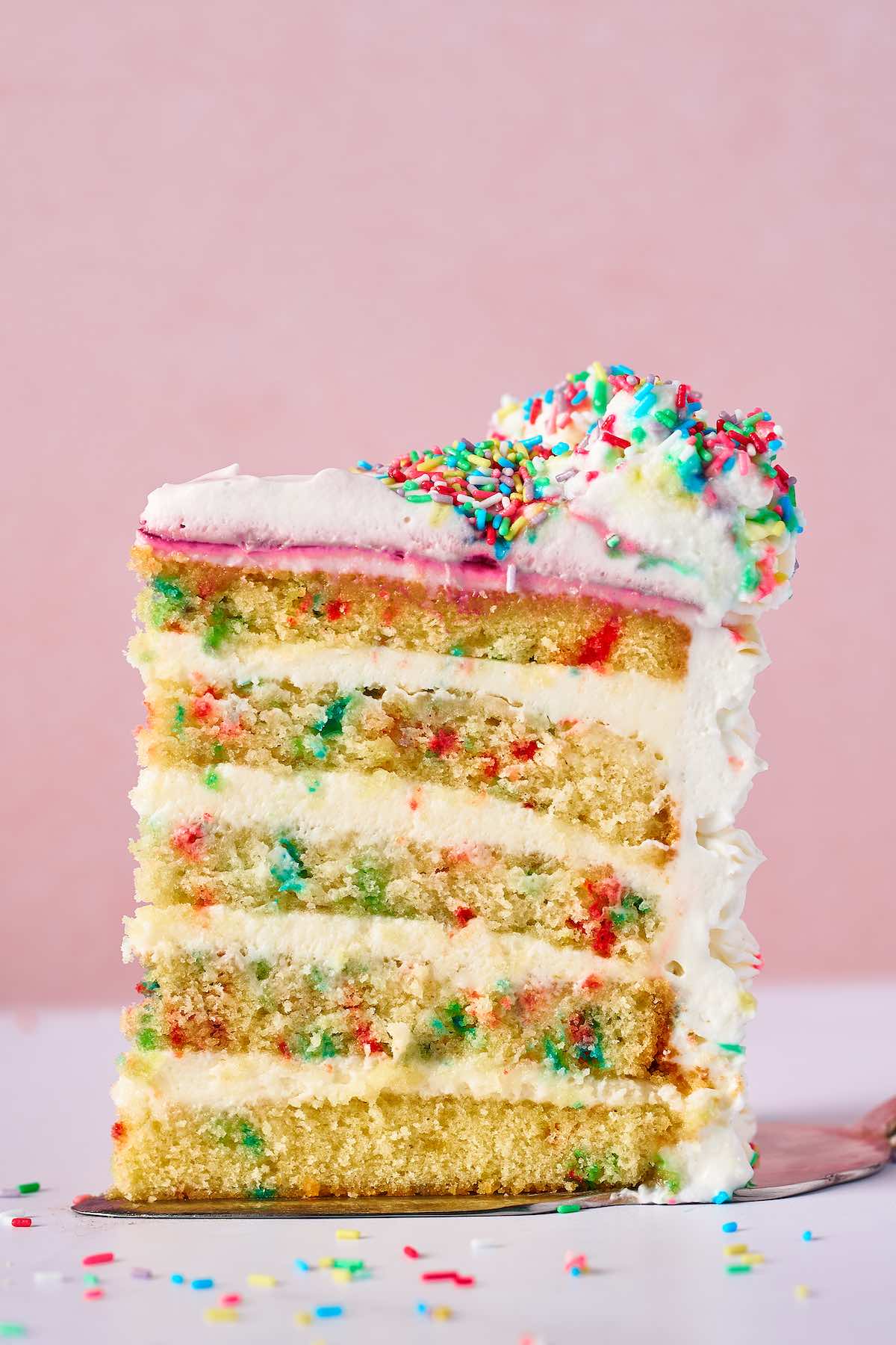 eggless funfetti cake.