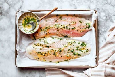 Garlic Butter Baked Pollock - The Big Man's World