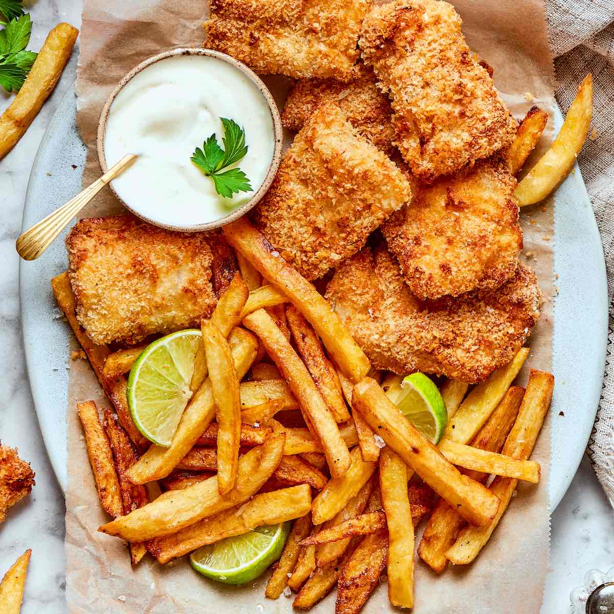 Air Fryer Fish And Chips