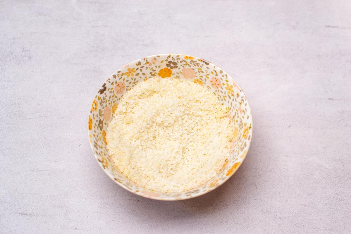 filling mixture in a bowl.
