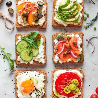 cottage cheese toast recipe.