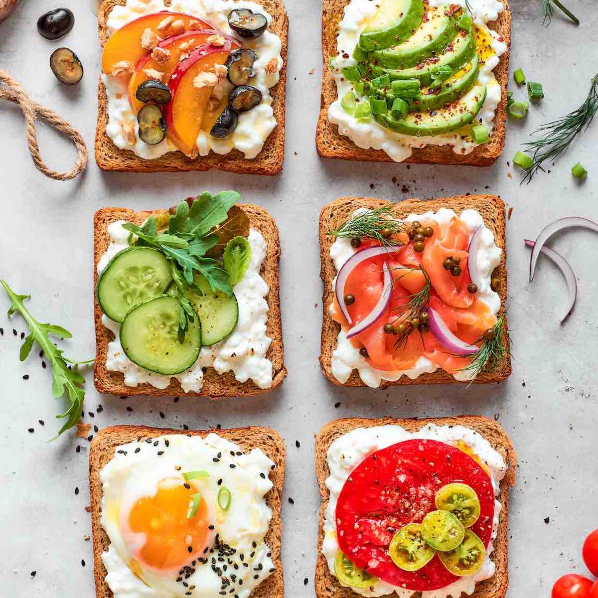 Cottage Cheese Toast