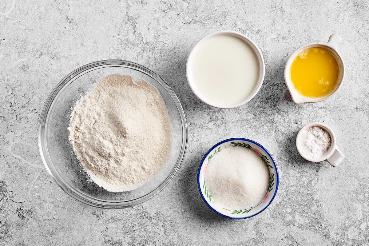 eggless pancake ingredients.