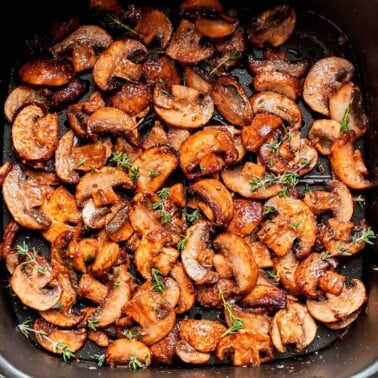 air fryer mushrooms recipe.