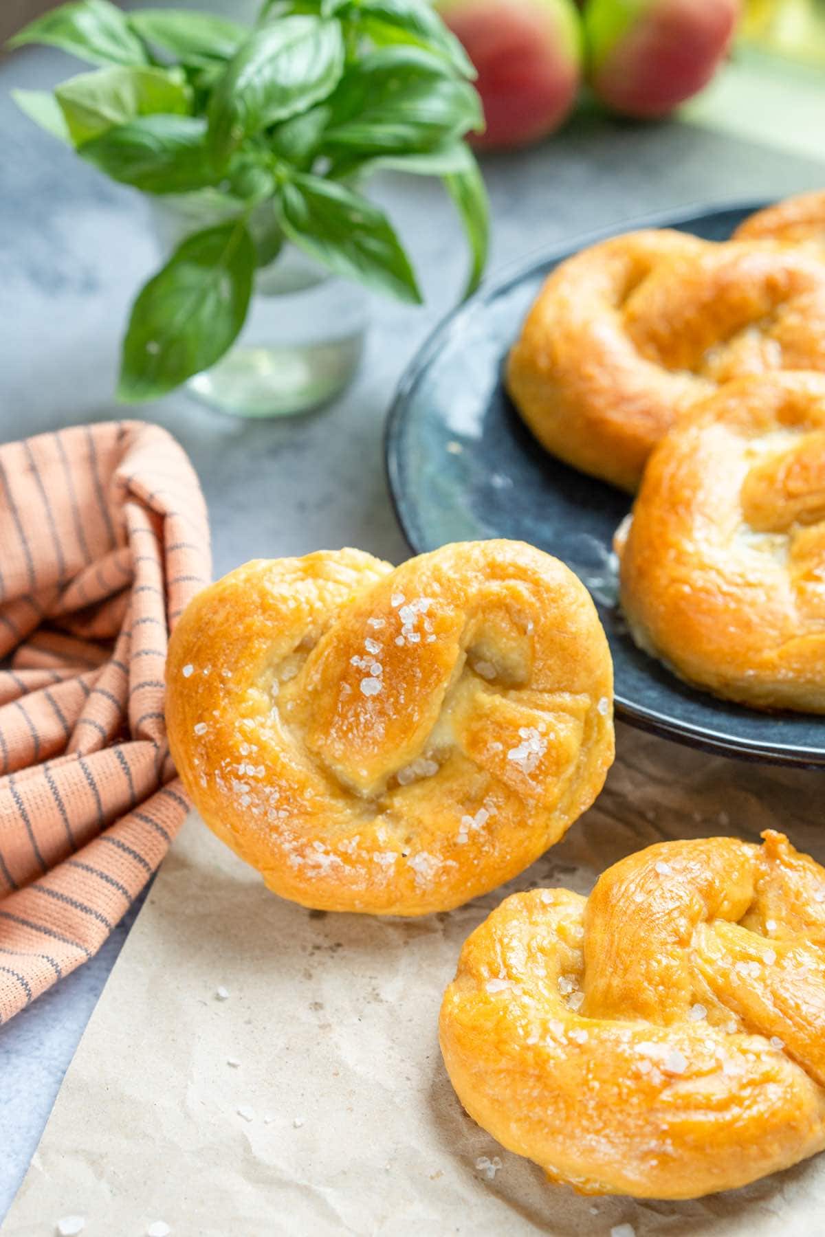 pretzels without yeast.