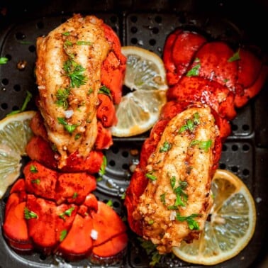 air fryer lobster tail recipe.
