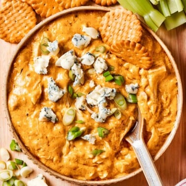 buffalo chicken dip recipe.