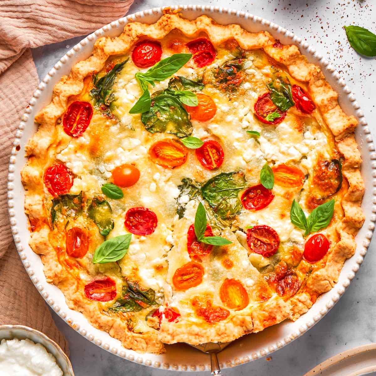 Cottage Cheese Quiche