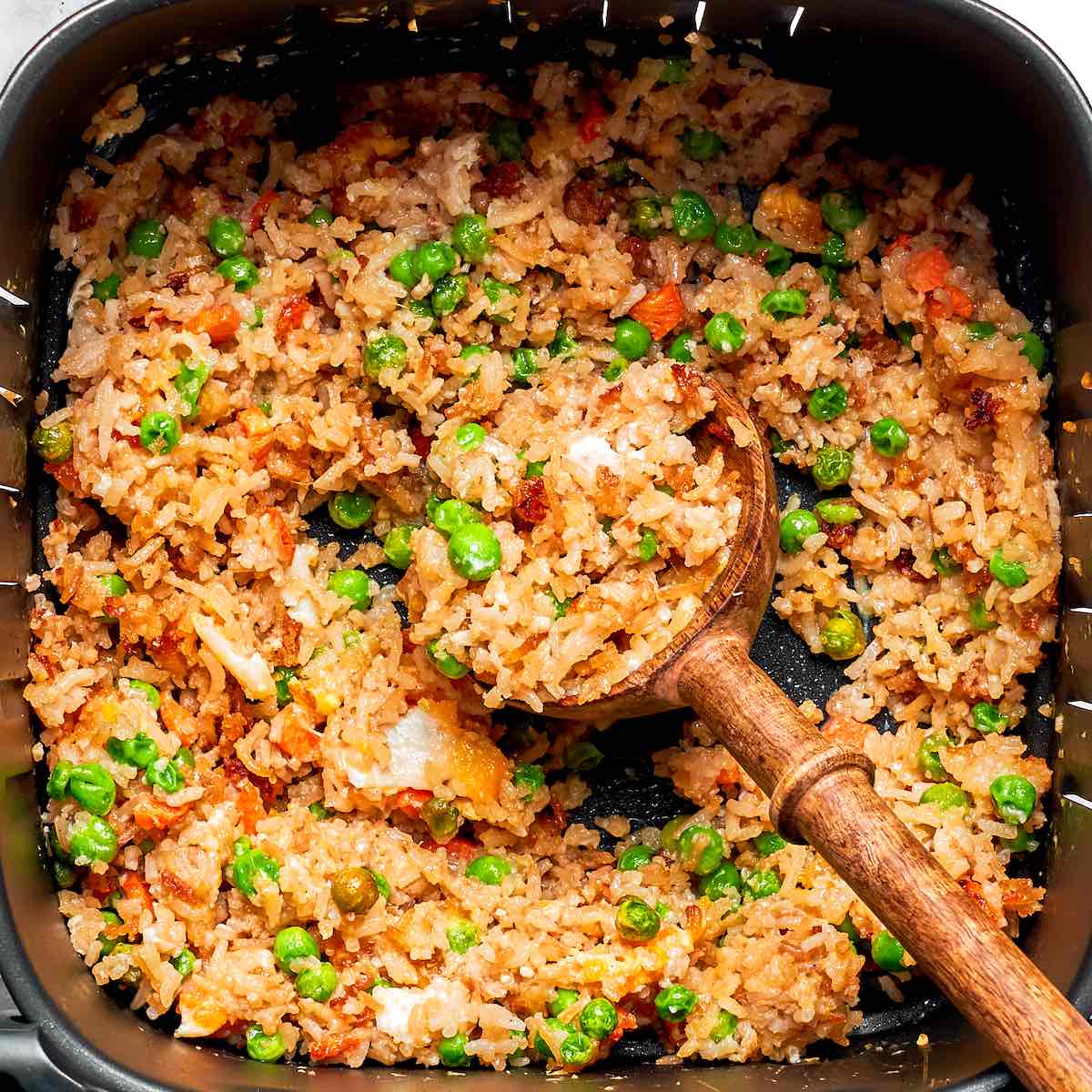 Air Fryer Fried Rice (15 Minutes)