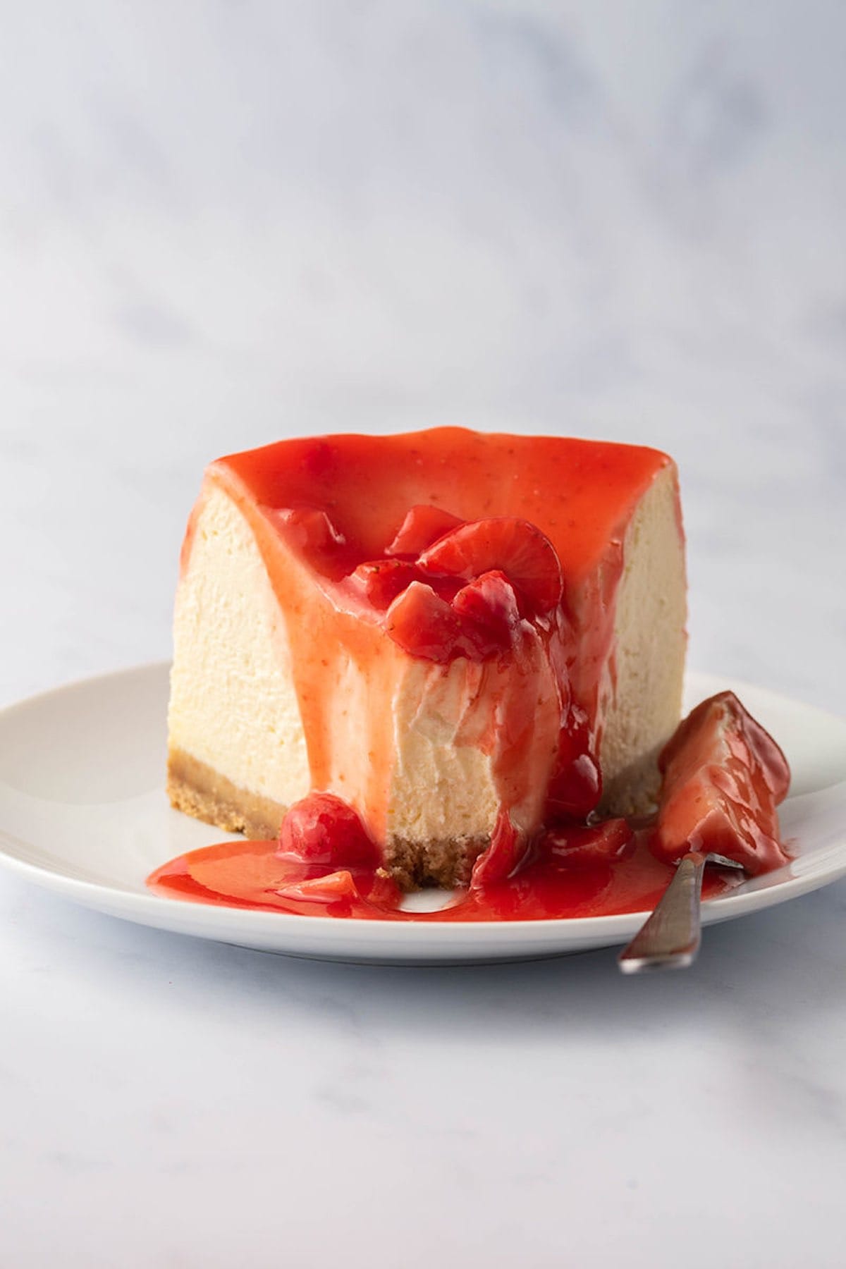 Cheesecake nella friggitrice ad aria (senza bagnomaria)