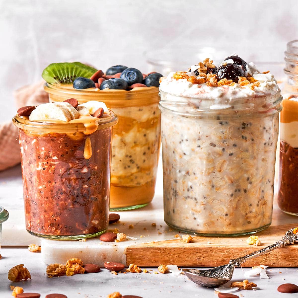 Creamy Cottage Cheese Overnight Oats