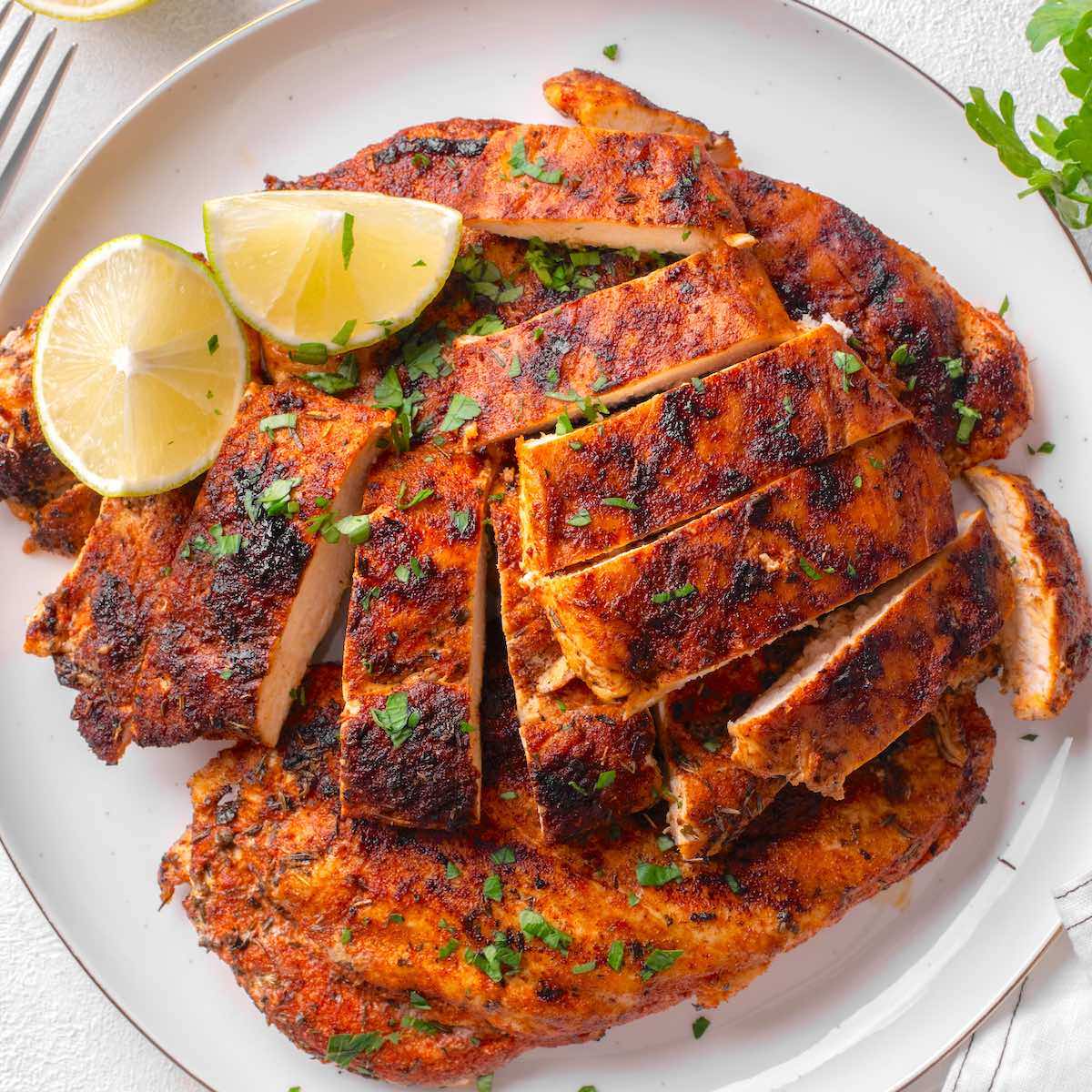 Easy Baked Blackened Chicken