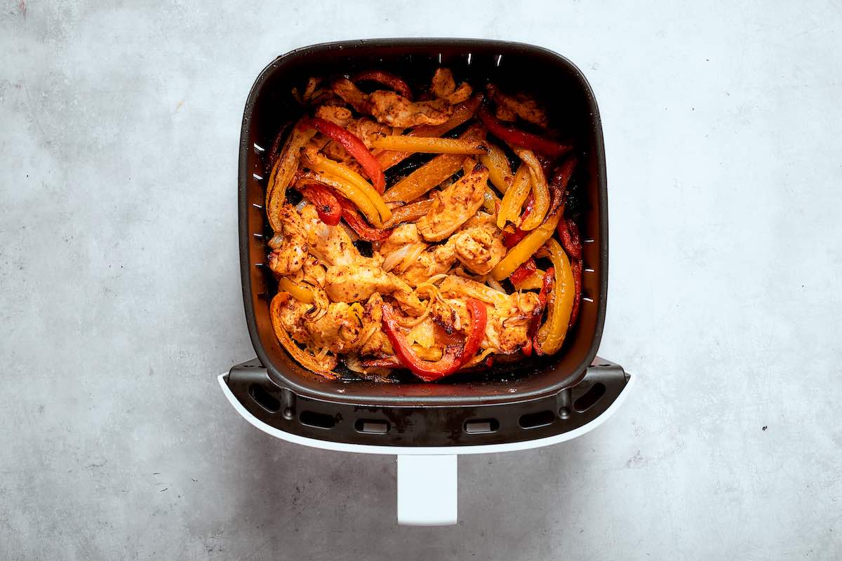 chicken fajitas in the air fryer.
