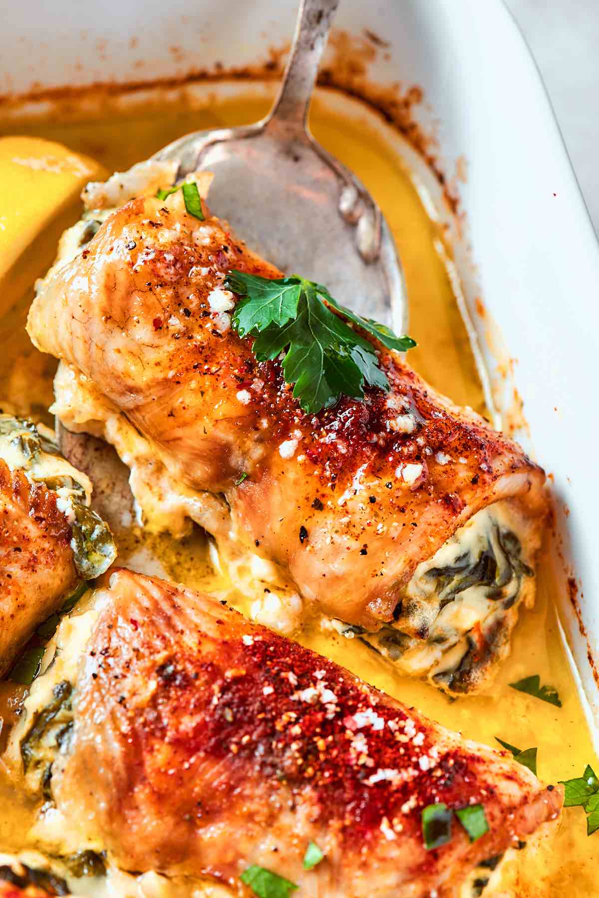 stuffed flounder.